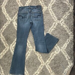 American Eagle Outfitters Flare Jeans in Blue